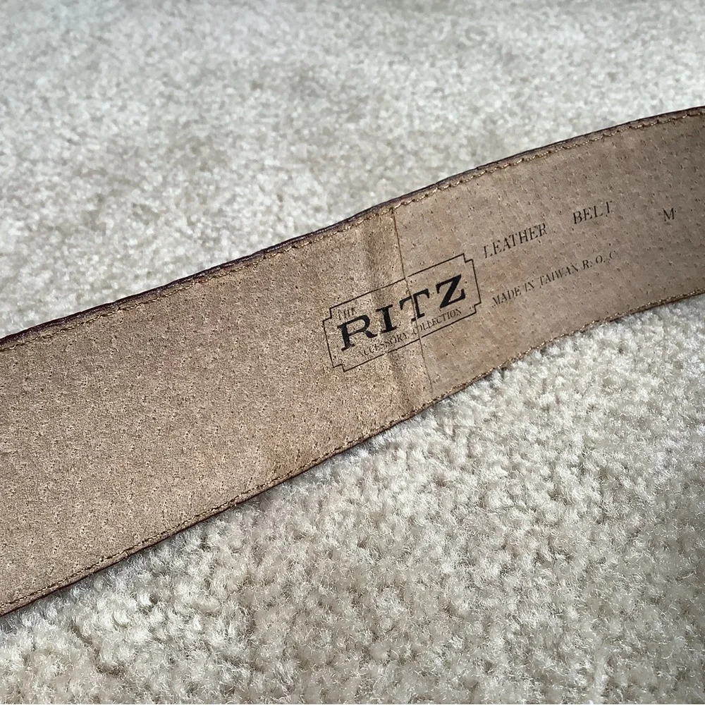 Genuine Leather burgundy belt